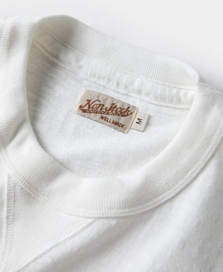 10.5 oz Cotton Tubular Gusset T-Shirt - White