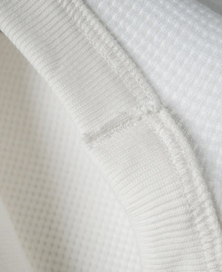 Heavyweight Waffle Cotton Underwear - White