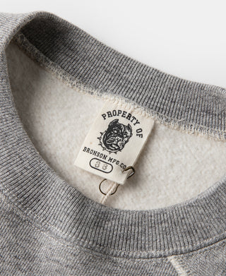 1950s Sports Training Raglan Sleeve Sweater - Gray