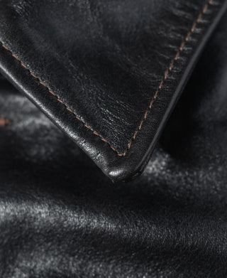 Lot 339 1920s Horsehide Leather Brakeman Coat