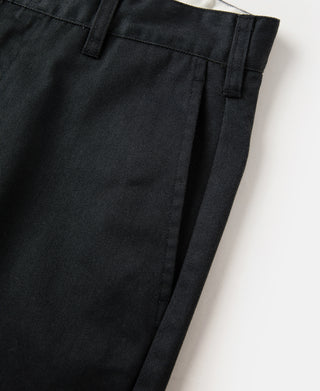 1970s Straight-Leg Work Pants - Black