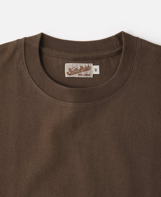 9 oz Cotton Tubular T-Shirt - Coffee