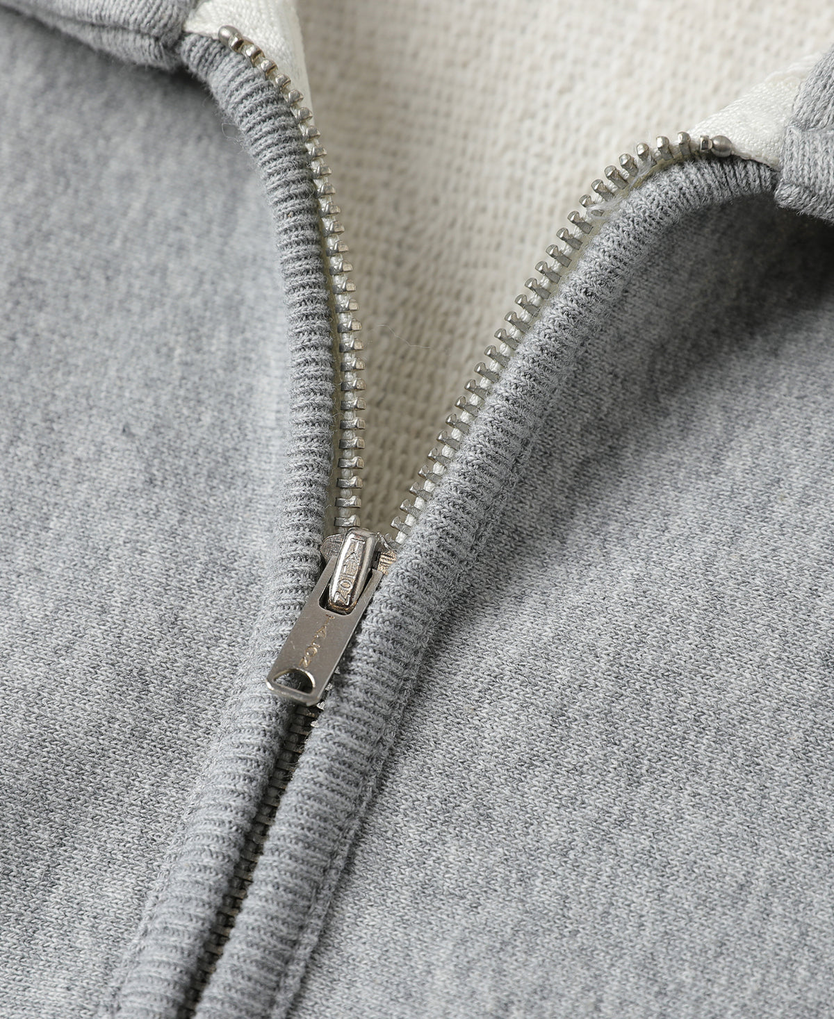 1950s USAFA Reverse Weave Half-Zip Sweatshirt - Gray