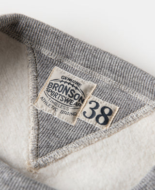 1940s Heavyweight SKI V-Inset Sweater - Grey