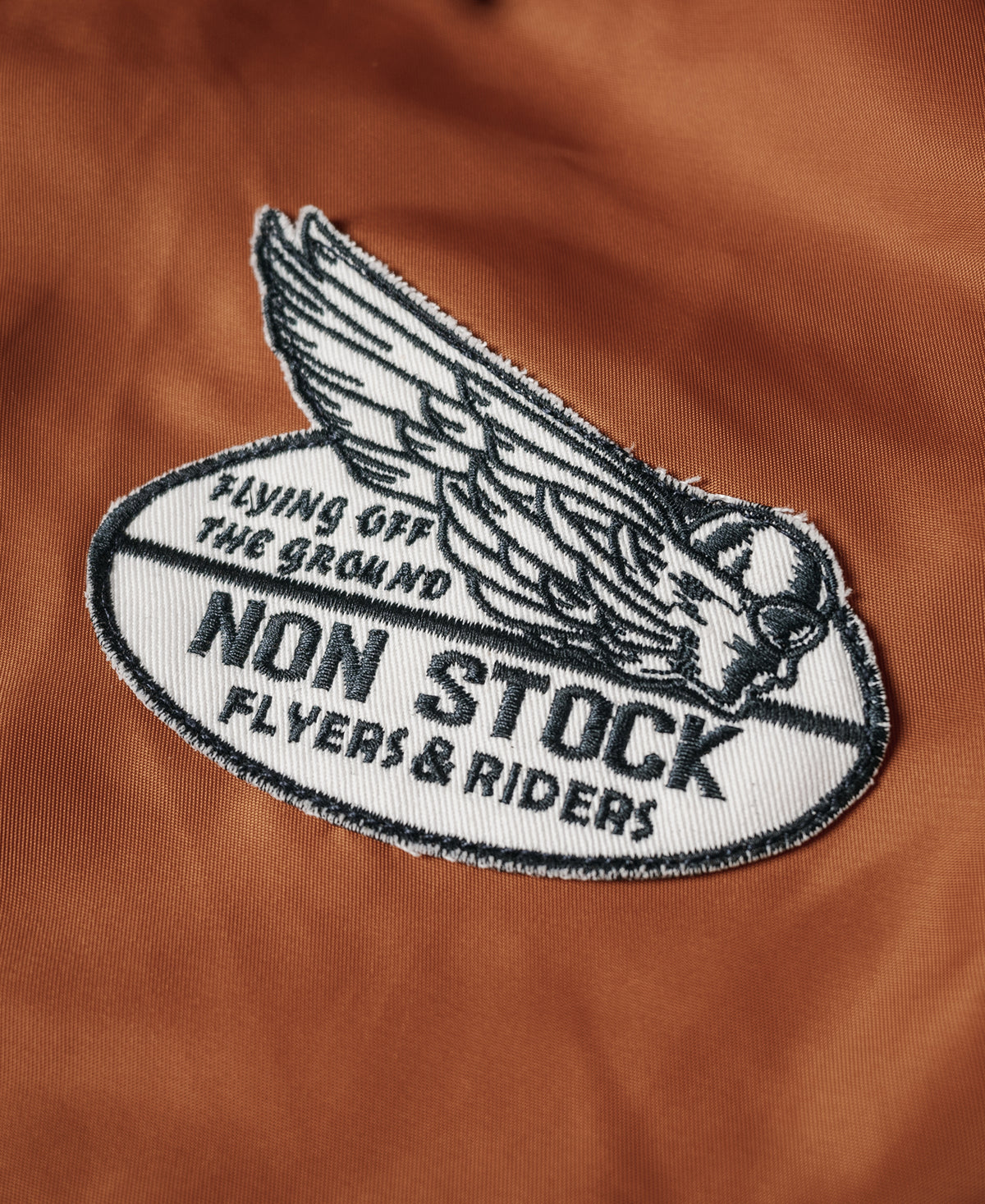 Logo-Appliqued Nylon Coach Jacket - Orange