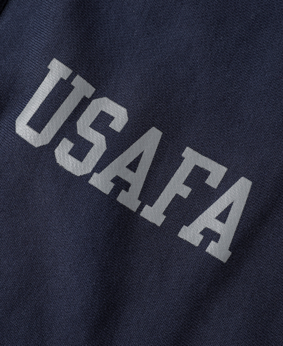 1950s USAFA Reverse Weave Half-Zip Sweatshirt - Navy