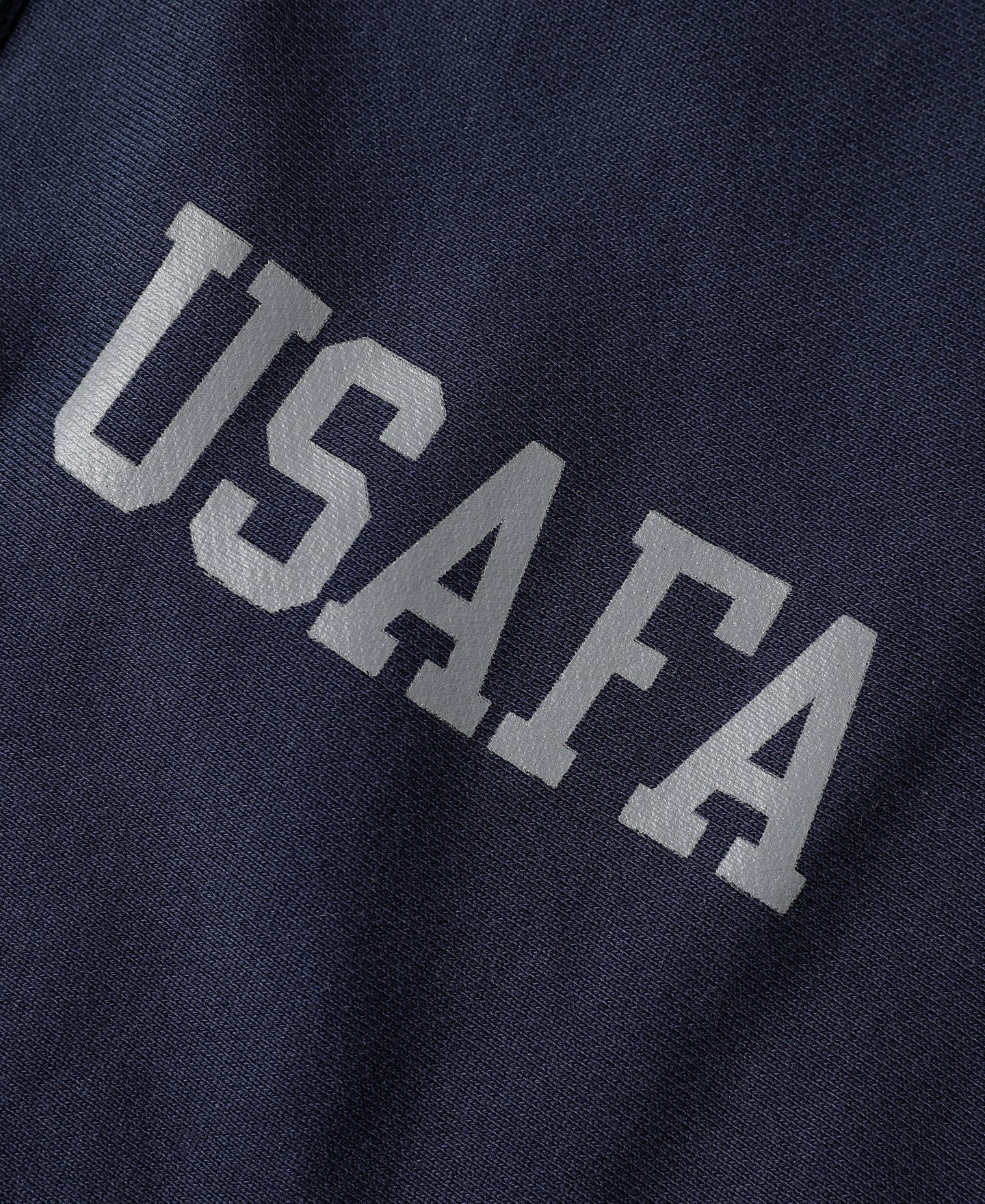 1950s USAFA Reverse Weave Half-Zip Sweatshirt - Navy | Bronson