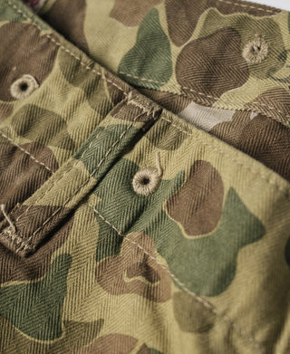 US Army M-1943 Herringbone Cotton Camouflage Pants (Modified)