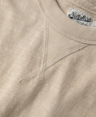 10.5 oz Cotton Tubular Gusset T-Shirt - Sand