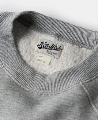 1980s Marine Bulldog Raglan Sweatshirt - Gray