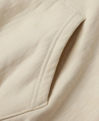 21 oz Military Academy Reverse Weave Hoodie - Apricot