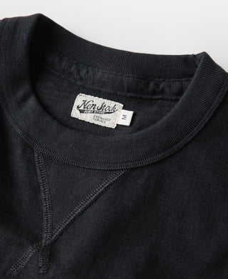 10.5 oz Cotton Tubular Gusset T-Shirt - Black