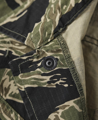 Tiger Stripe Camo Tropical Jungle Fatigue Jacket