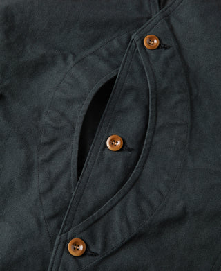 1930s Canvas Game Pockets Vest - Dark Green