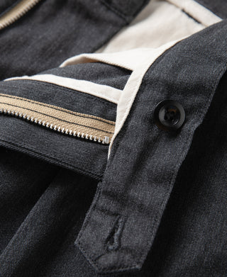 1930s IVY Style Double Pleated Chino Trousers