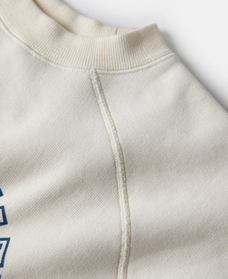 1980s Marine Devil Dog Raglan Sweatshirt - White