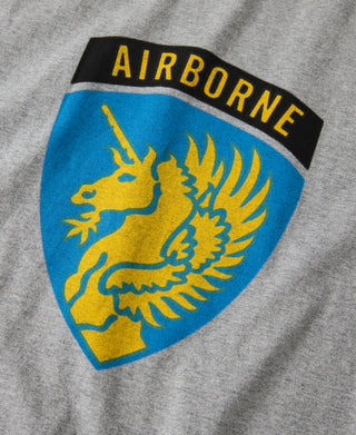 1943 WWII US Airborne Lucky 13 T-Shirt - Gray