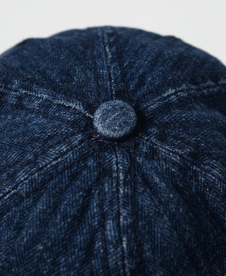 Herringbone Denim Bucket Hat