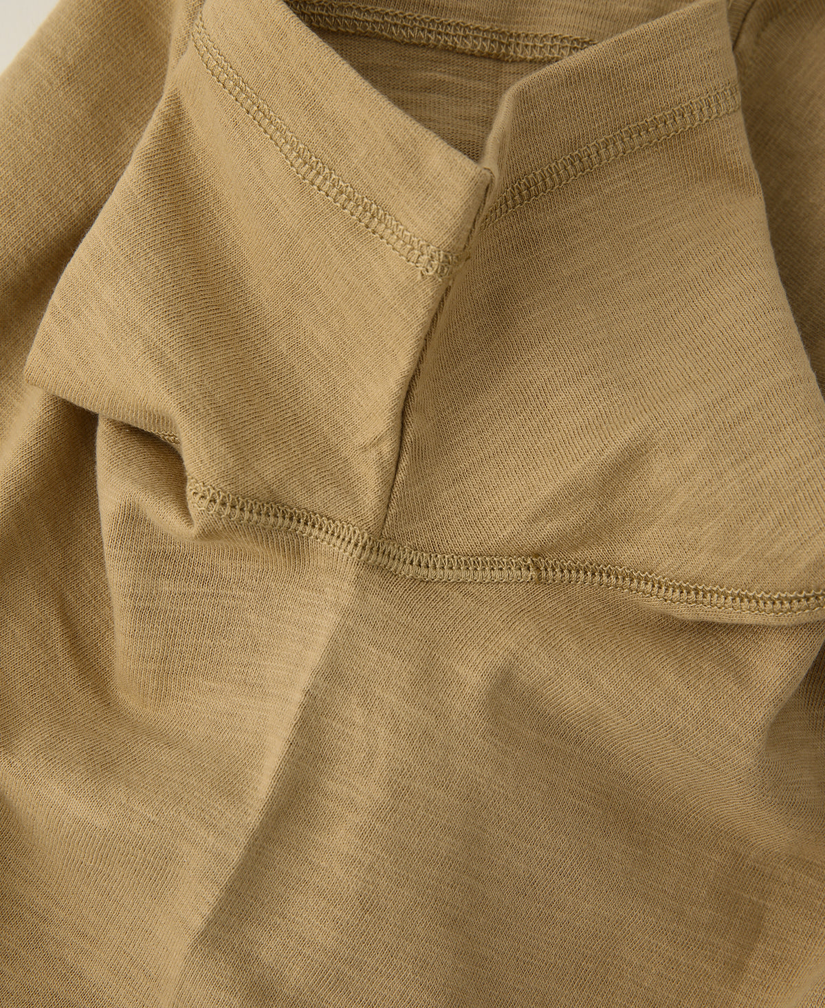 10.5 oz US Cotton Tubular Gusset T-Shirt - Sand