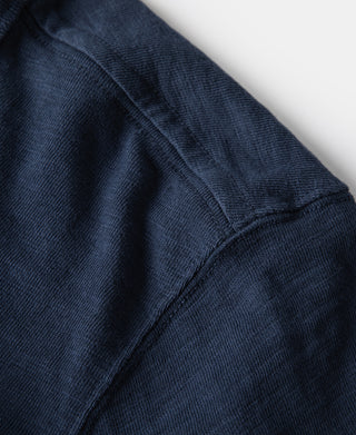 10.5 oz Cotton Tubular Gusset T-Shirt - Indigo