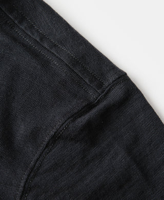 10.5 oz Cotton Tubular Gusset T-Shirt - Black
