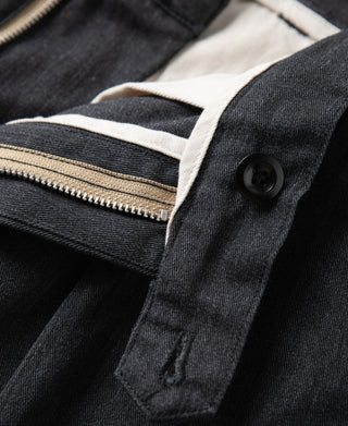 1930s IVY Style Double Pleated Chino Trousers