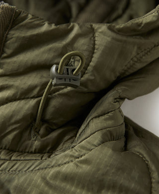 Military Style Quilted Padded Ripstop Nylon Jacket - Experimental Sample