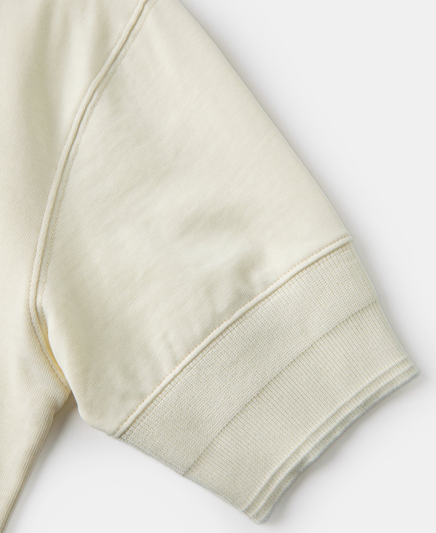 Mens Classic Short Sleeve Henley T-Shirt - Cream | Bronson Mfg