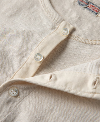 Button Detail of Henley T-Shirt