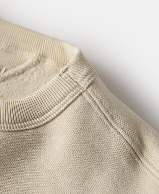 1940s Heavyweight SKI V-Inset Sweater - Apricot