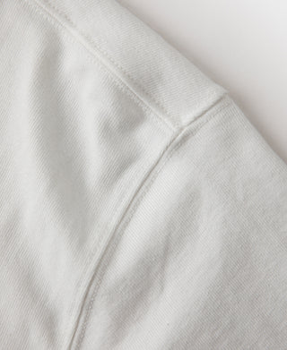 Loopwheel Tubular Athletic T-Shirt - White