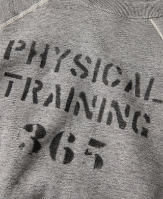 1950s Sports Training Raglan Sleeve Sweater - Gray
