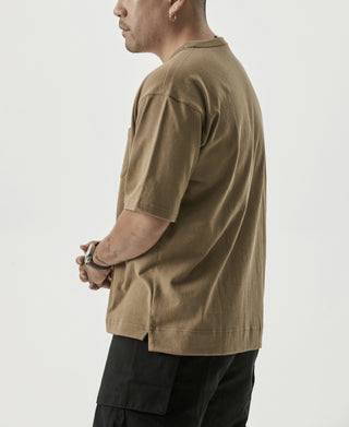 9.8 oz Cotton Classic Pocket T-Shirt - Khaki