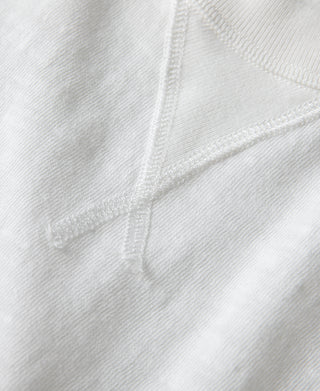 10.5 oz Cotton Tubular Gusset T-Shirt - White