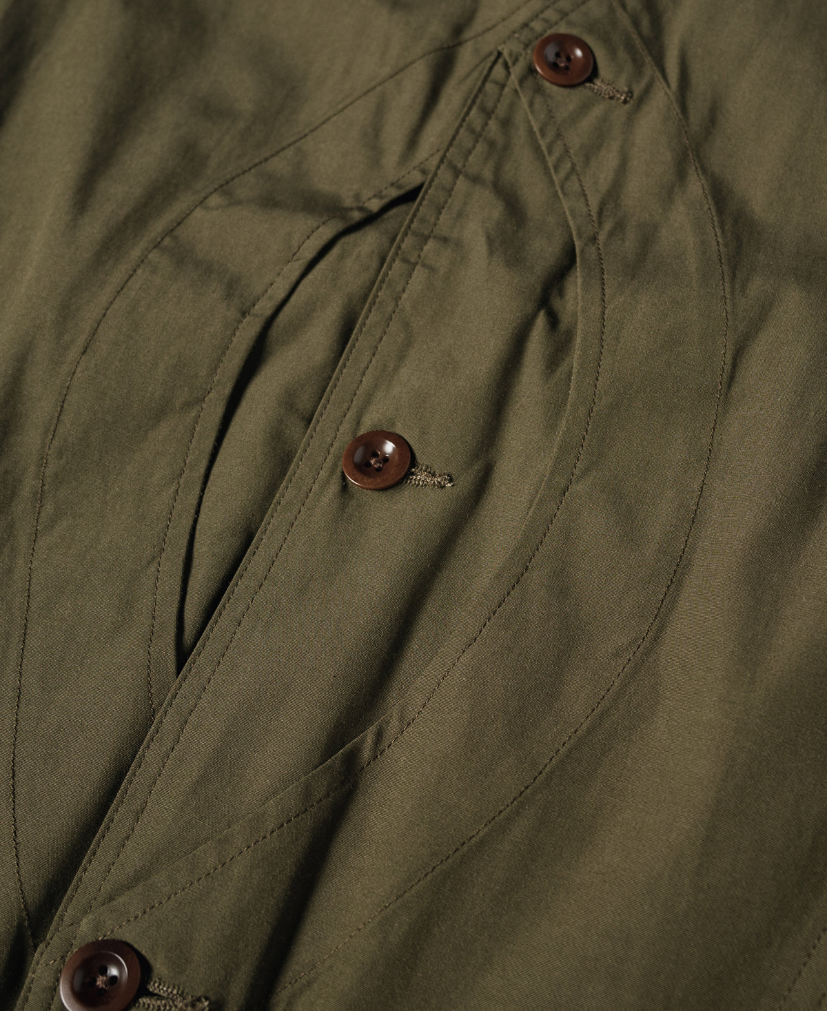 Polyester and Cotton Blend Game Pocket Outdoor Vest - Olive