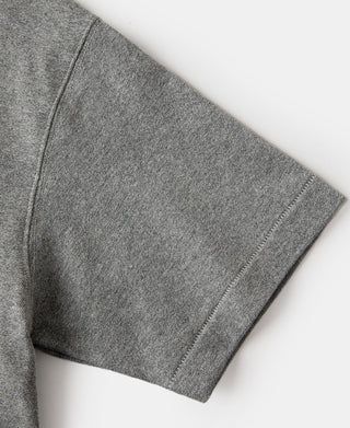 Loopwheel Tubular Athletic T-Shirt - Gray