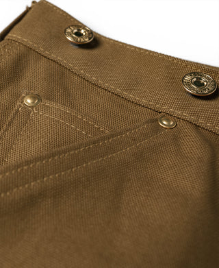 Heavy Duty Canvas Double Knee Pants - Brown