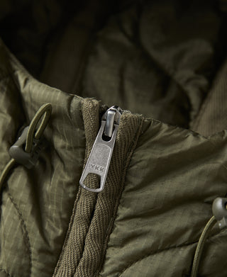 Military Style Quilted Padded Ripstop Nylon Jacket - Experimental Sample