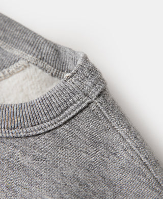 1940s Heavyweight SKI V-Inset Sweater - Grey