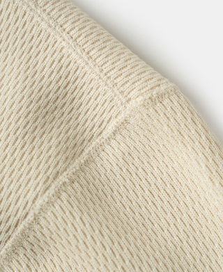 Heavyweight Raschel Knitting Waffle Thermal Shirt - Apricot