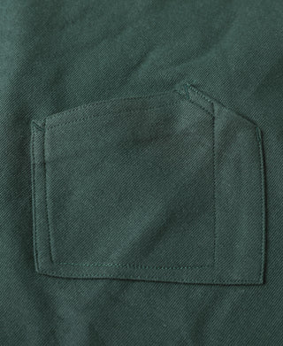 1930s Slanted Pocket Tubular T-Shirt - Green