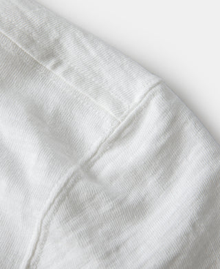 10.5 oz Cotton Tubular Gusset T-Shirt - White