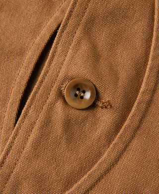 1930s Canvas Game Pockets Vest - Ginger