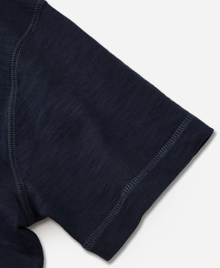 10.5 oz US Cotton Tubular Gusset T-Shirt - Indigo