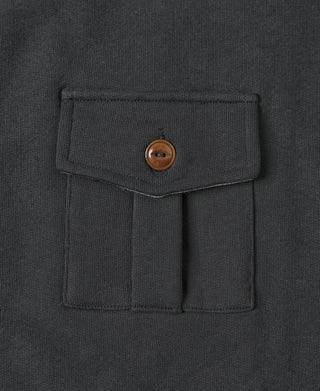 Military Pocket Sweatshirt - Black