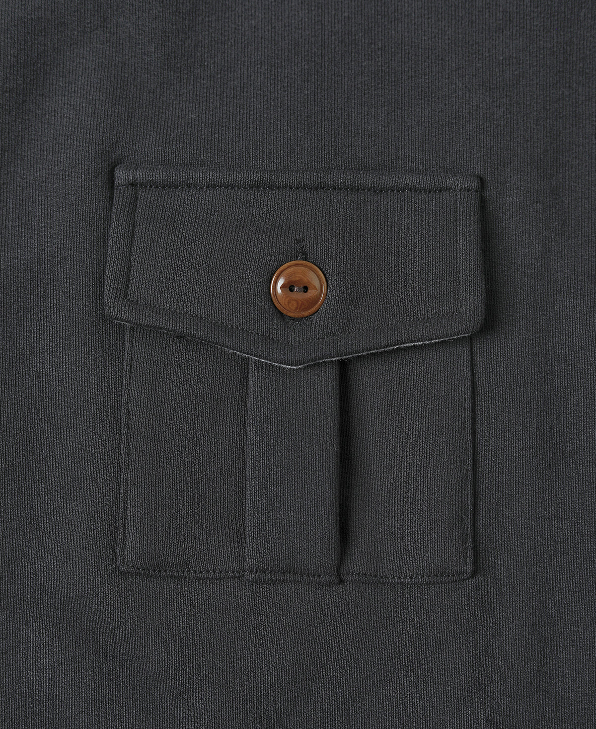 Military Pocket Sweatshirt - Black