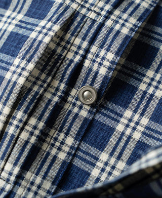Lot 891 1890s Triple-Pleat Palaka Plaid Work Jacket
