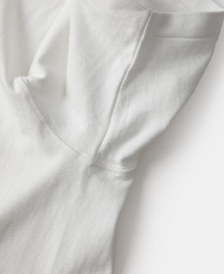 Loopwheel Tubular Athletic T-Shirt - White