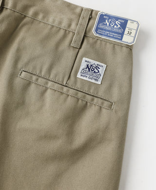 1970s Straight-Leg Work Pants - Khaki