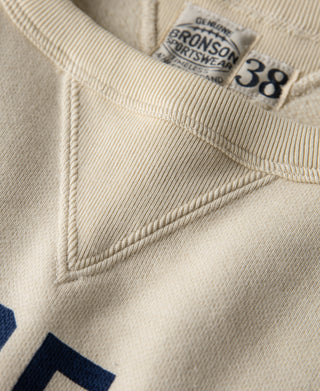 1940s Heavyweight SKI V-Inset Sweater - Apricot